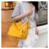 Simple casual backpack for students in class, women's 2025 summer new large-capacity messenger commuter tote bag
