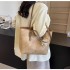 High-end fashionable versatile shoulder commuter bag for women 2025 spring and summer new style student class large capacity tote bag