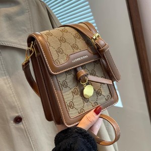 This year's popular small bags for women 2025 new French niche retro spring and summer mobile phone bag fashion mini square bag