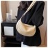 Retro high-end fashion small bag for women 2025 autumn and winter simple casual saddle bag niche versatile trendy shoulder bag