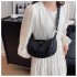 Retro high-end fashion small bag for women autumn and winter simple casual saddle bag niche versatile trendy shoulder bag