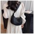 Retro high-end fashion small bag for women autumn and winter simple casual saddle bag niche versatile trendy shoulder bag