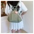 2025 new summer student simple casual backpack female large capacity crossbody commuter tote bag