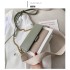 Spring and summer new contrast color chain bag women 2025 new Korean version all-match shoulder crossbody fashionable texture small square bag