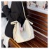 2025 summer new style student class simple casual backpack female large capacity crossbody commuter tote bag