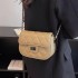 2025 new high-grade diamond chain niche commuter small gold bead crossbody small bag female spring and summer niche all-match